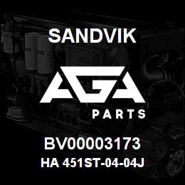 BV00003173 Sandvik HA 451ST-04-04J | AGA Parts