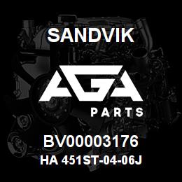 BV00003176 Sandvik HA 451ST-04-06J | AGA Parts