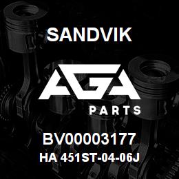 BV00003177 Sandvik HA 451ST-04-06J | AGA Parts