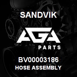 BV00003186 Sandvik HOSE ASSEMBLY | AGA Parts