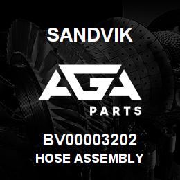 BV00003202 Sandvik HOSE ASSEMBLY | AGA Parts
