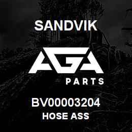 BV00003204 Sandvik HOSE ASS | AGA Parts