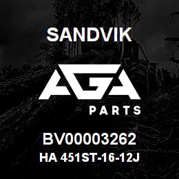 BV00003262 Sandvik HA 451ST-16-12J | AGA Parts