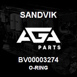BV00003274 Sandvik O-RING | AGA Parts