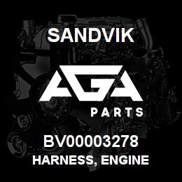 BV00003278 Sandvik HARNESS, ENGINE | AGA Parts