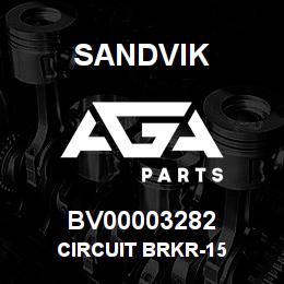 BV00003282 Sandvik CIRCUIT BRKR-15 | AGA Parts