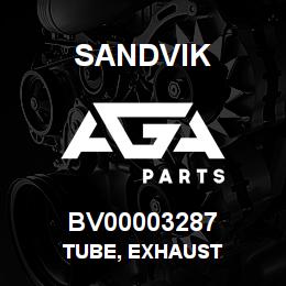 BV00003287 Sandvik TUBE, EXHAUST | AGA Parts