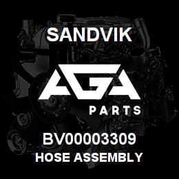 BV00003309 Sandvik HOSE ASSEMBLY | AGA Parts
