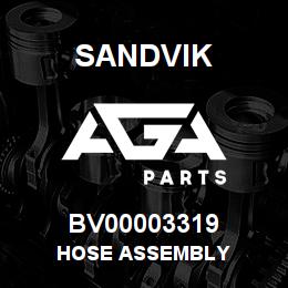 BV00003319 Sandvik HOSE ASSEMBLY | AGA Parts