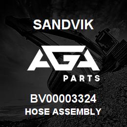 BV00003324 Sandvik HOSE ASSEMBLY | AGA Parts