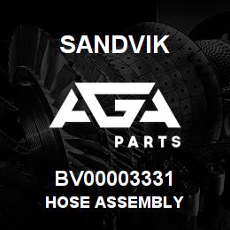 BV00003331 Sandvik HOSE ASSEMBLY | AGA Parts