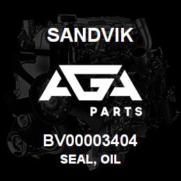 BV00003404 Sandvik SEAL, OIL | AGA Parts