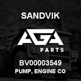 BV00003549 Sandvik PUMP, ENGINE CO | AGA Parts