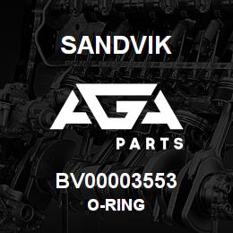 BV00003553 Sandvik O-RING | AGA Parts