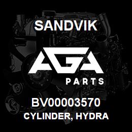 BV00003570 Sandvik CYLINDER, HYDRA | AGA Parts
