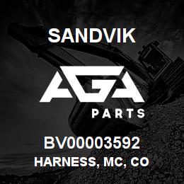 BV00003592 Sandvik HARNESS, MC, CO | AGA Parts