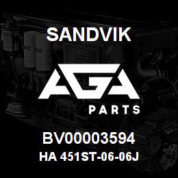 BV00003594 Sandvik HA 451ST-06-06J | AGA Parts