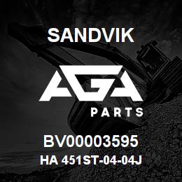 BV00003595 Sandvik HA 451ST-04-04J | AGA Parts