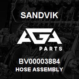 BV00003884 Sandvik HOSE ASSEMBLY | AGA Parts