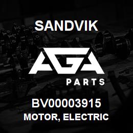 BV00003915 Sandvik MOTOR, ELECTRIC | AGA Parts
