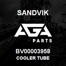 BV00003958 Sandvik COOLER TUBE | AGA Parts