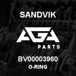 BV00003960 Sandvik O-RING | AGA Parts