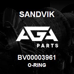 BV00003961 Sandvik O-RING | AGA Parts