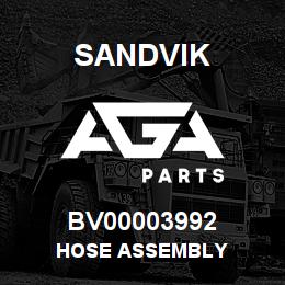 BV00003992 Sandvik HOSE ASSEMBLY | AGA Parts