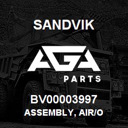 BV00003997 Sandvik ASSEMBLY, AIR/O | AGA Parts