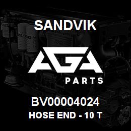 BV00004024 Sandvik HOSE END - 10 T | AGA Parts