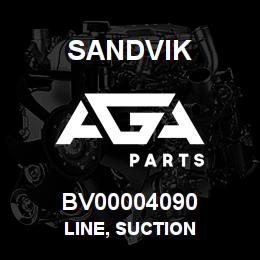 BV00004090 Sandvik LINE, SUCTION | AGA Parts