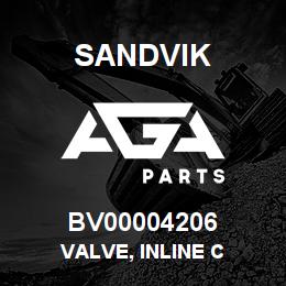 BV00004206 Sandvik VALVE, INLINE C | AGA Parts