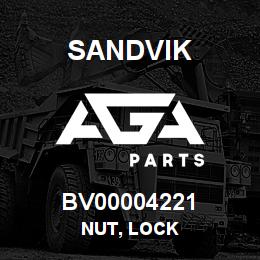 BV00004221 Sandvik NUT, LOCK | AGA Parts