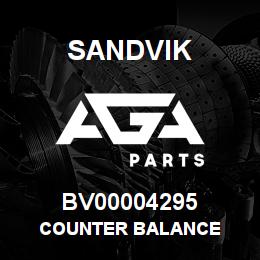 BV00004295 Sandvik COUNTER BALANCE | AGA Parts