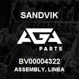 BV00004322 Sandvik ASSEMBLY, LINEA | AGA Parts