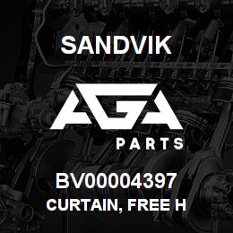 BV00004397 Sandvik CURTAIN, FREE H | AGA Parts