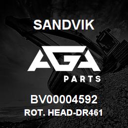 BV00004592 Sandvik ROT. HEAD-DR461 | AGA Parts