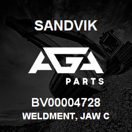 BV00004728 Sandvik WELDMENT, JAW C | AGA Parts