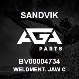 BV00004734 Sandvik WELDMENT, JAW C | AGA Parts