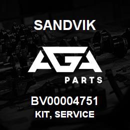 BV00004751 Sandvik KIT, SERVICE | AGA Parts