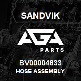 BV00004833 Sandvik HOSE ASSEMBLY | AGA Parts