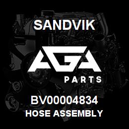 BV00004834 Sandvik HOSE ASSEMBLY | AGA Parts