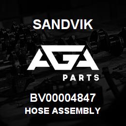 BV00004847 Sandvik HOSE ASSEMBLY | AGA Parts