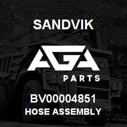 BV00004851 Sandvik HOSE ASSEMBLY | AGA Parts