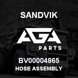 BV00004865 Sandvik HOSE ASSEMBLY | AGA Parts