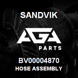 BV00004870 Sandvik HOSE ASSEMBLY | AGA Parts