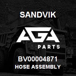 BV00004871 Sandvik HOSE ASSEMBLY | AGA Parts
