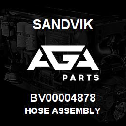 BV00004878 Sandvik HOSE ASSEMBLY | AGA Parts