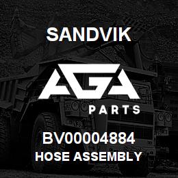 BV00004884 Sandvik HOSE ASSEMBLY | AGA Parts