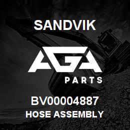 BV00004887 Sandvik HOSE ASSEMBLY | AGA Parts